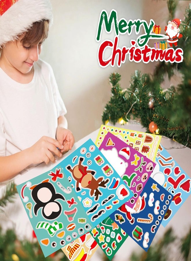 لسكسيا ملصقات عيد الميلاد - هدايا صغيرة للأطفال الصغار والمراهقين من الجنسين - مجموعة كبيرة من الحرف اليدوية لعيد الميلاد للأطفال، لوازم حفلات، ألعاب أنشطة عيد الميلاد، هدايا صفية، زينة صفية (24 ورقة) - Image 5